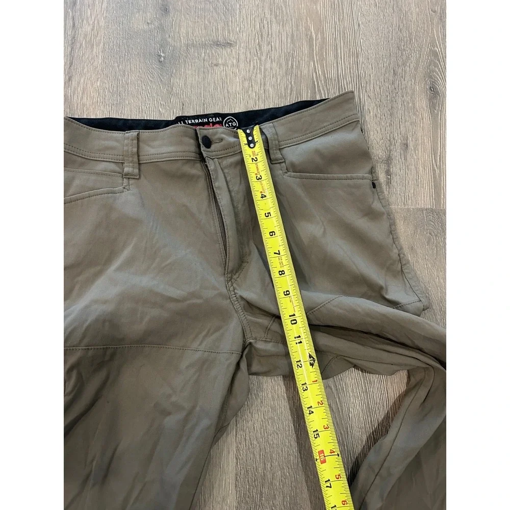Wrangler‎ ATG All Terrain Gear Mens 36x30 Hiking Pants Olive Green Stretch